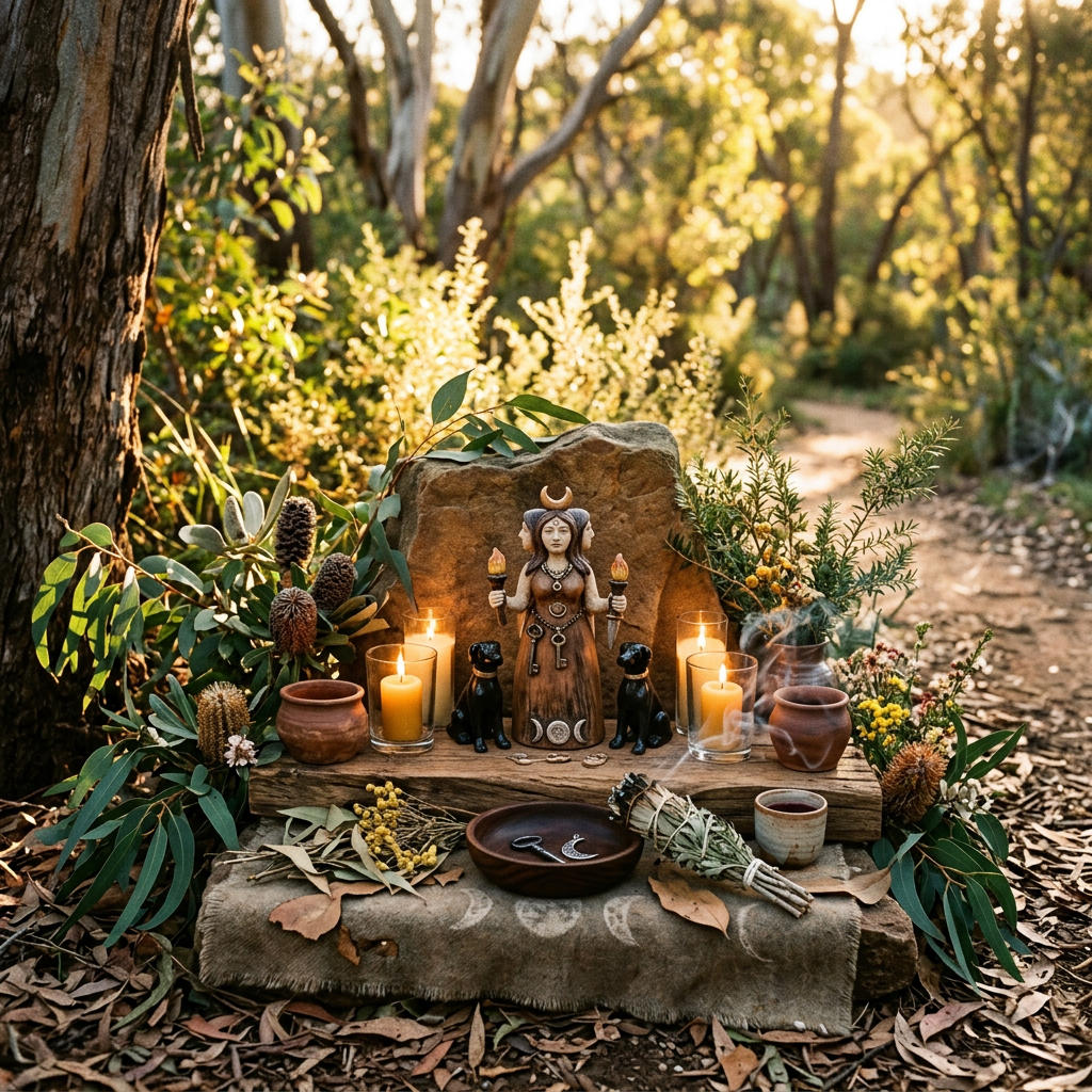 Goddess Hecate symbolising protection